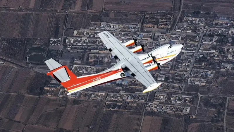 «Самый большой самолёт-амфибия в мире»: китайский AG600 завершил испытания на критическую нагрузку
