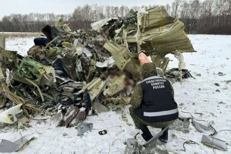 СК РФ получил доказательства, что самолёт с украинскими военнопленными в Белгородской области сбили ВСУ