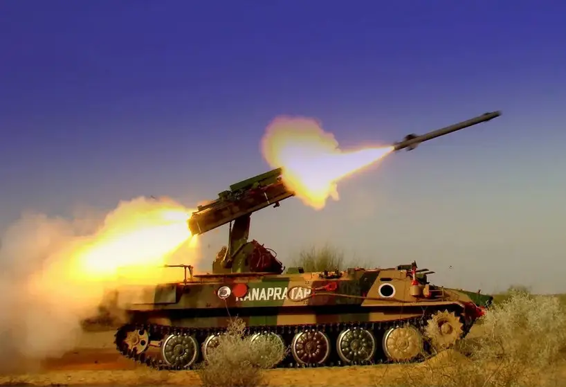 Система ПВО Индии: войсковые зенитные ракетные комплексы