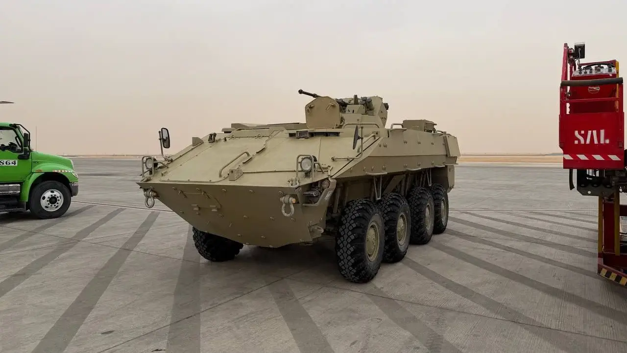 Новая замена БТР-80/82 вместо «Бумеранга»: БТР-22 запечатлён в Саудовской Аравии