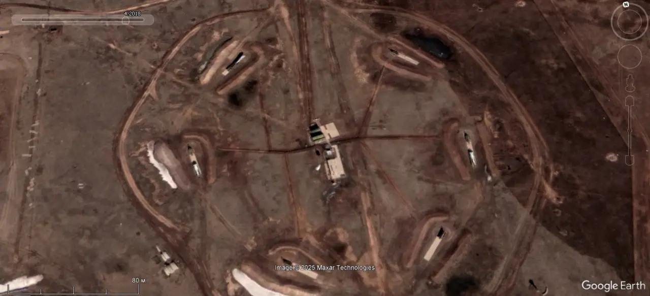 ЗРК С-200 на спутниковых снимках