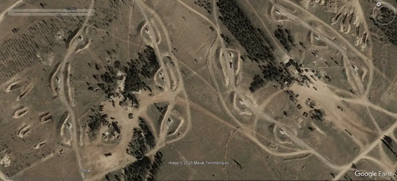 ЗРК С-200 на спутниковых снимках