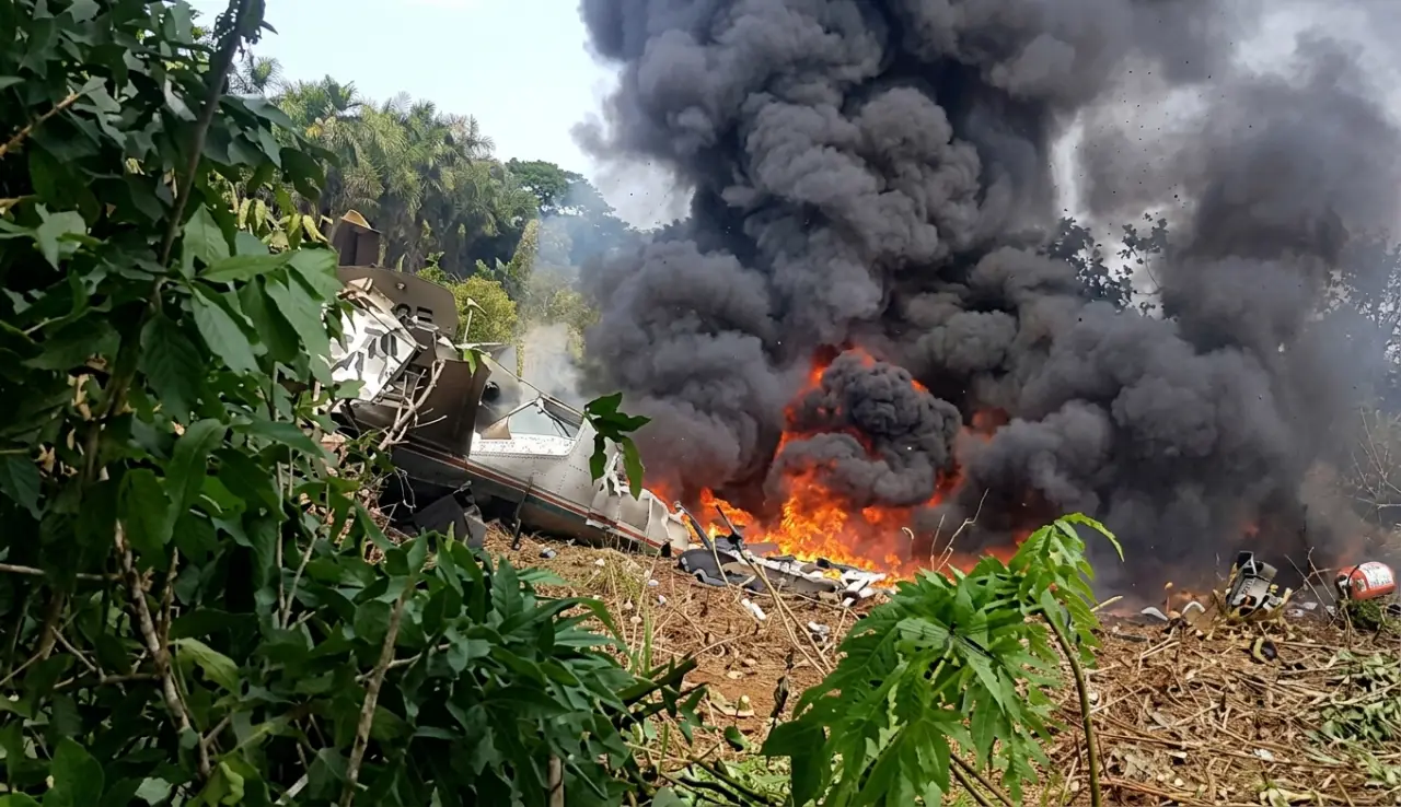 В Колумбии разбился самолёт с более чем 100 военнослужащими на борту