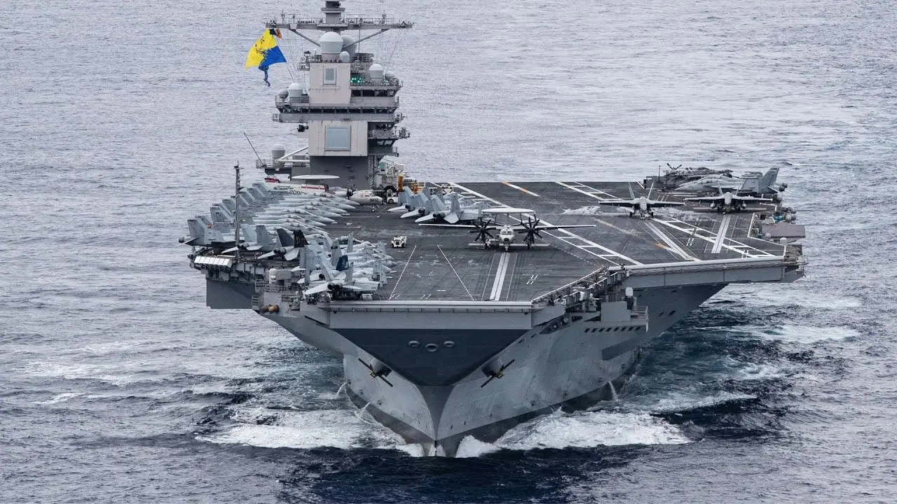 Пожар на авианосце USS Gerald R. Ford оставил моряков без прачечной и кроватей