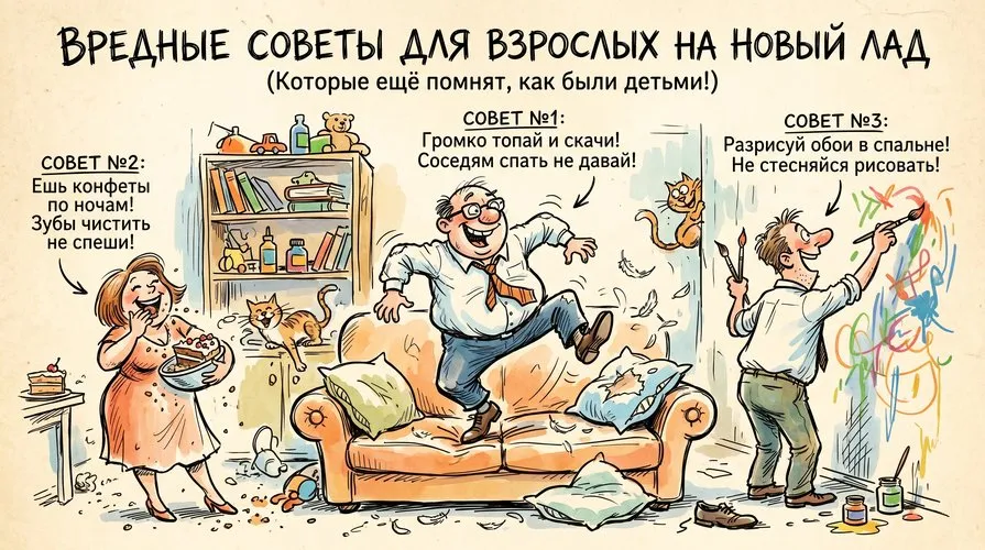 Вредные советы для взрослых, которые ещё помнят, как были детьми
