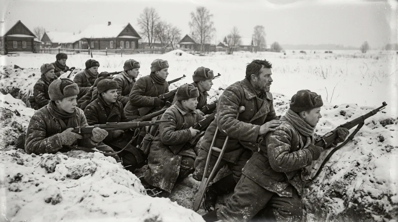 Десять винтовок в снегу. Как подростки держали Стеблево