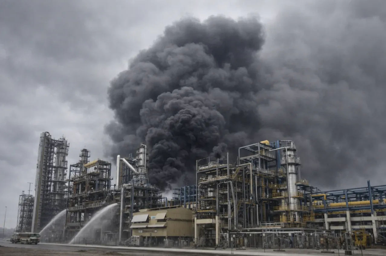 В Индии за день до открытия загорелся НПЗ – на него потратили 9 млрд долларов