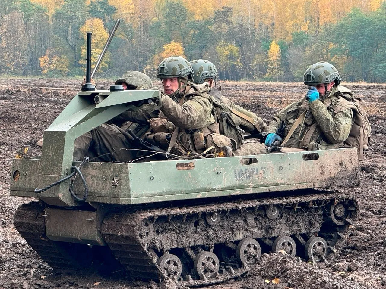 Наземные РТК «Омич» в боевых условиях