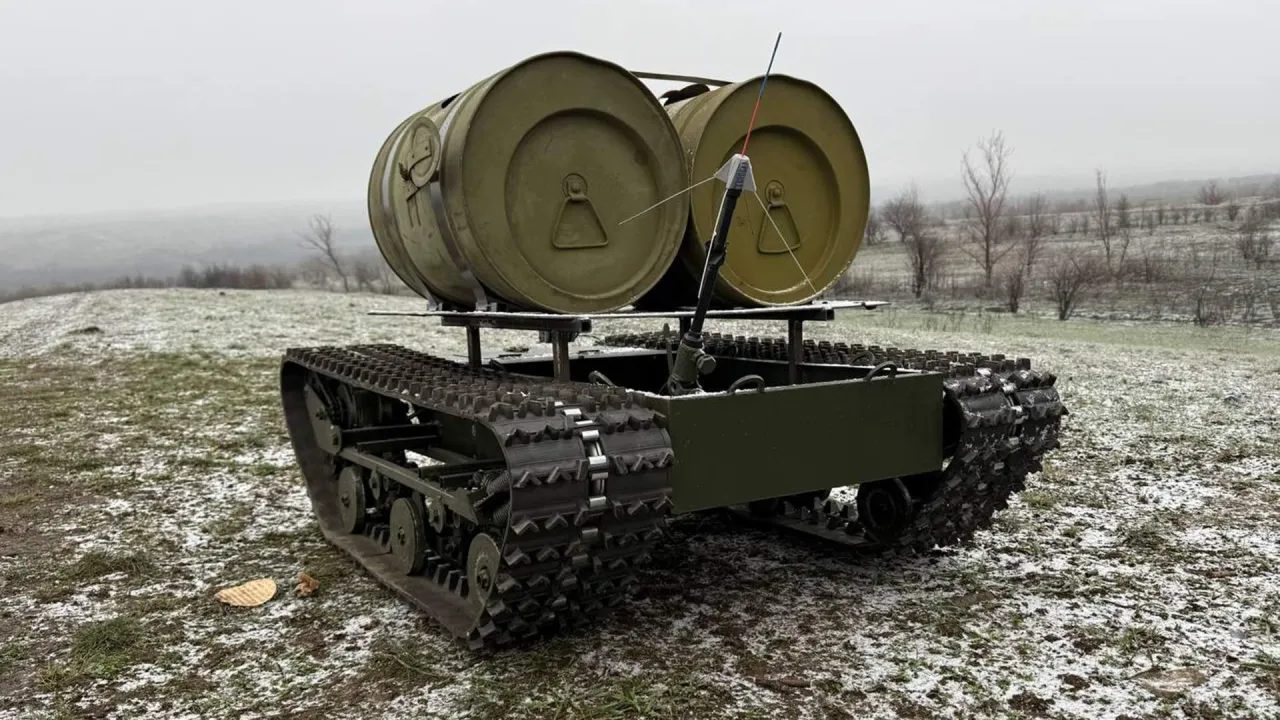 Робот с дымовыми шашками. РТК «Завеса»