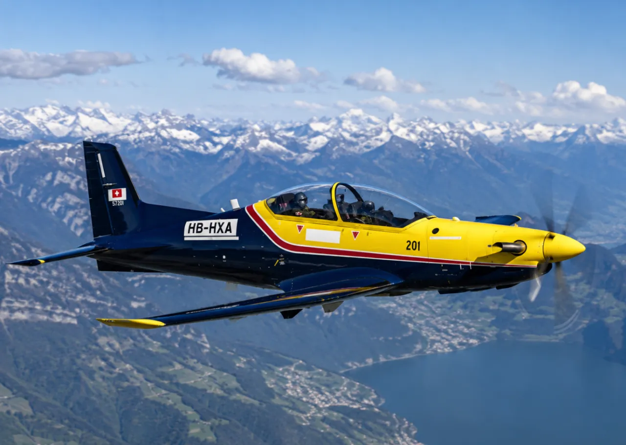 В Швейцарии прошёл заводские испытания учебный самолёт Pilatus PC-21 для Канады