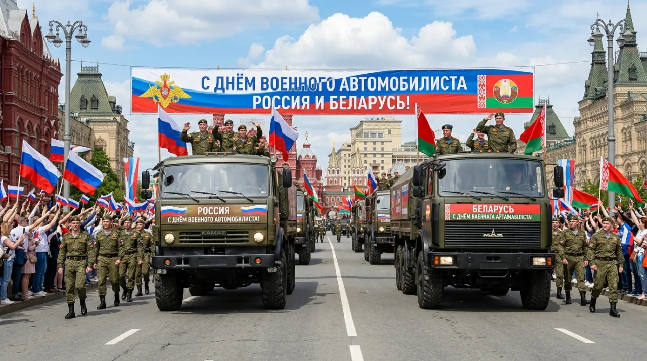 С Днём военного автомобилиста, Россия и Беларусь!