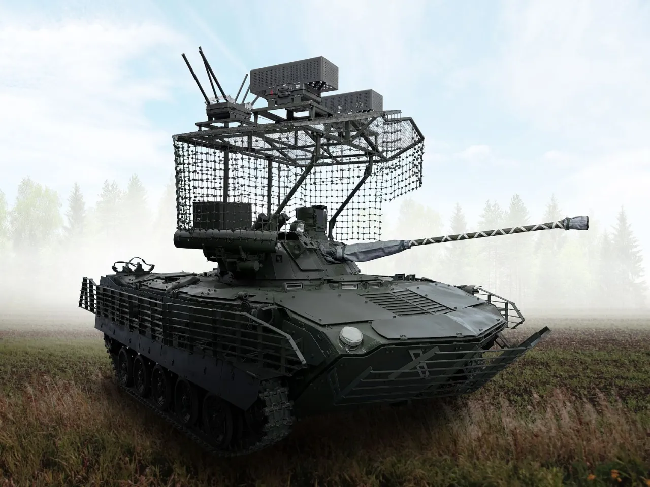 БМД-2 с новым вооружением и защитой
