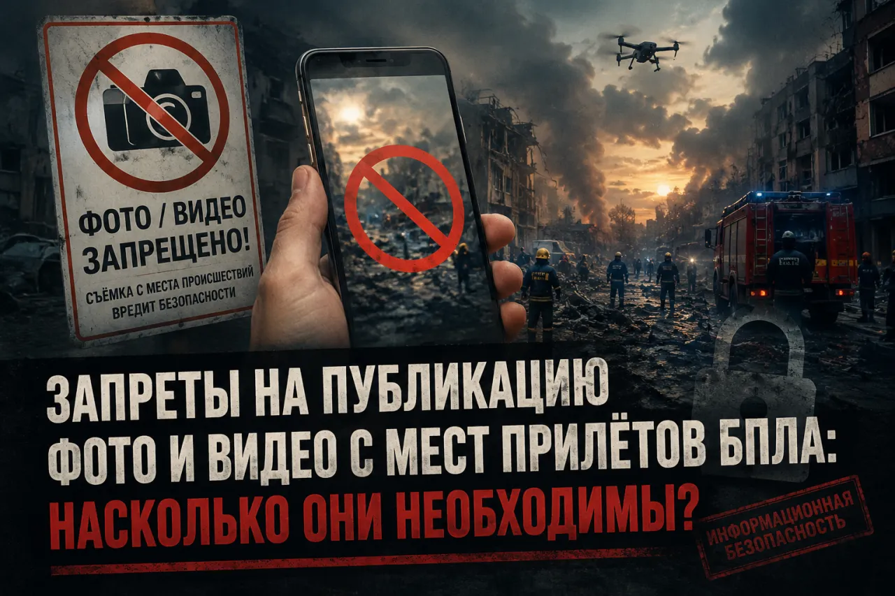 Запреты на публикацию фото и видео с мест атак БПЛА: насколько они необходимы?