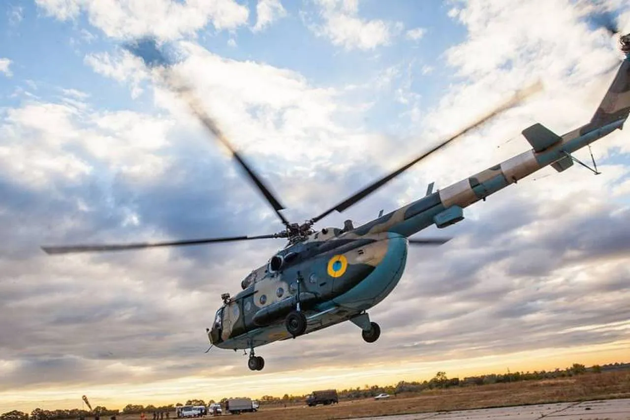 Украинский Ми-8 рухнул при отражении налёта российских «Гераней»