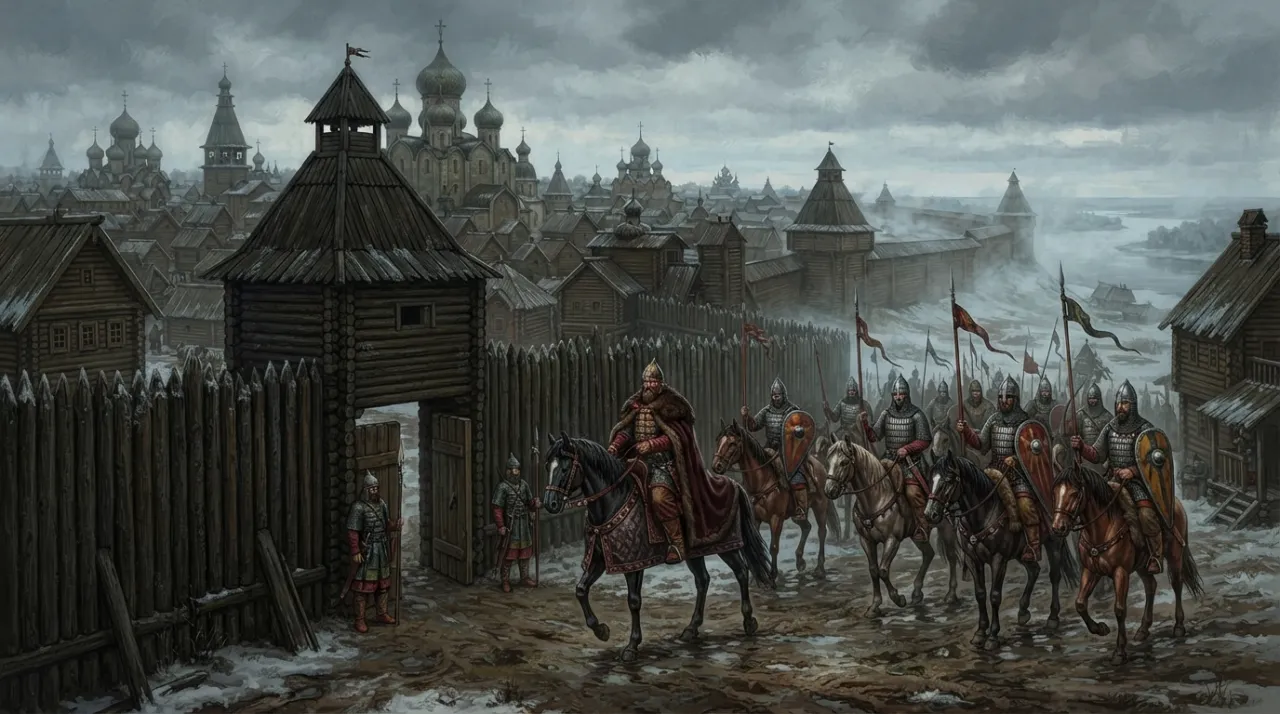 Кто держал оружие в русском городе: усадьба, вече и боярская конница
