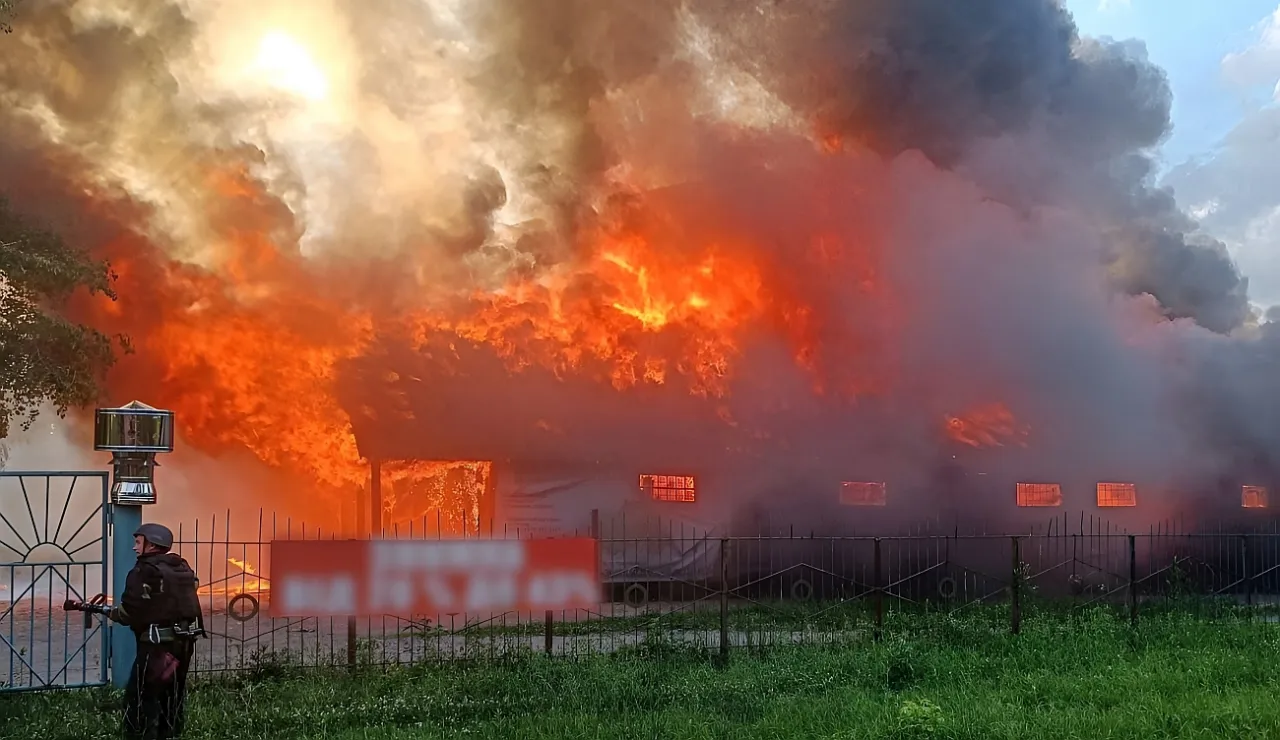 В Павлограде после прилётов мощная детонация в районе механического завода