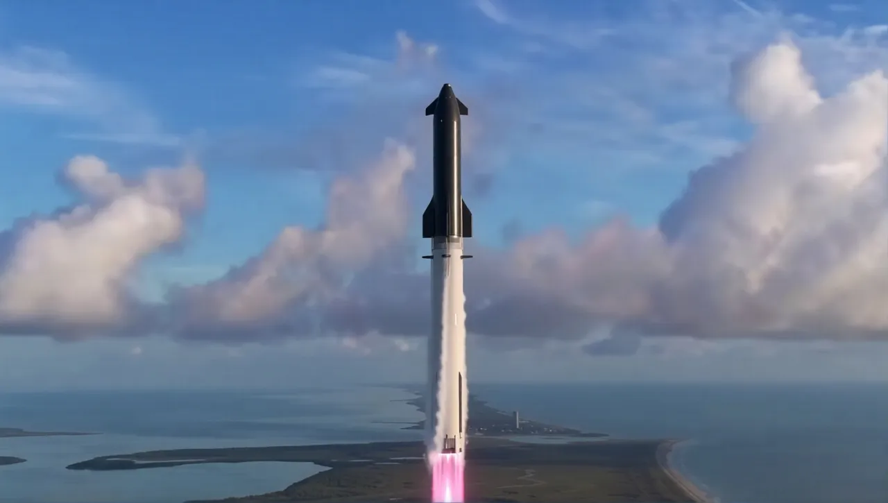 SpaceX впервые вывела Starship со спутниками на полноценную земную орбиту