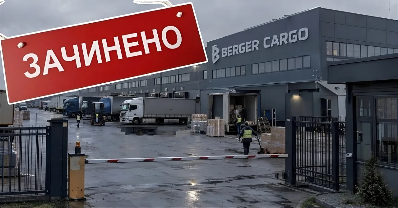 В Киевской области уничтожены два крупных склада Berger Cargo вместе с товарами