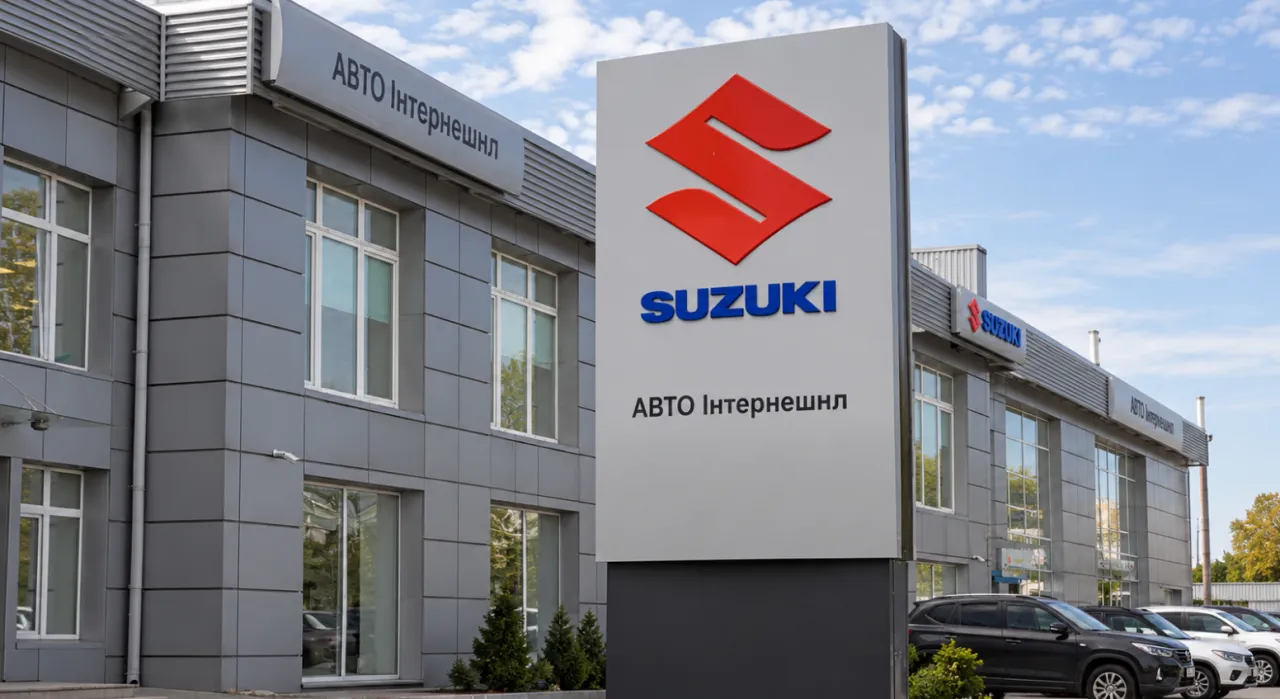 В Киеве после ночной атаки закрылись салоны дилера Suzuki