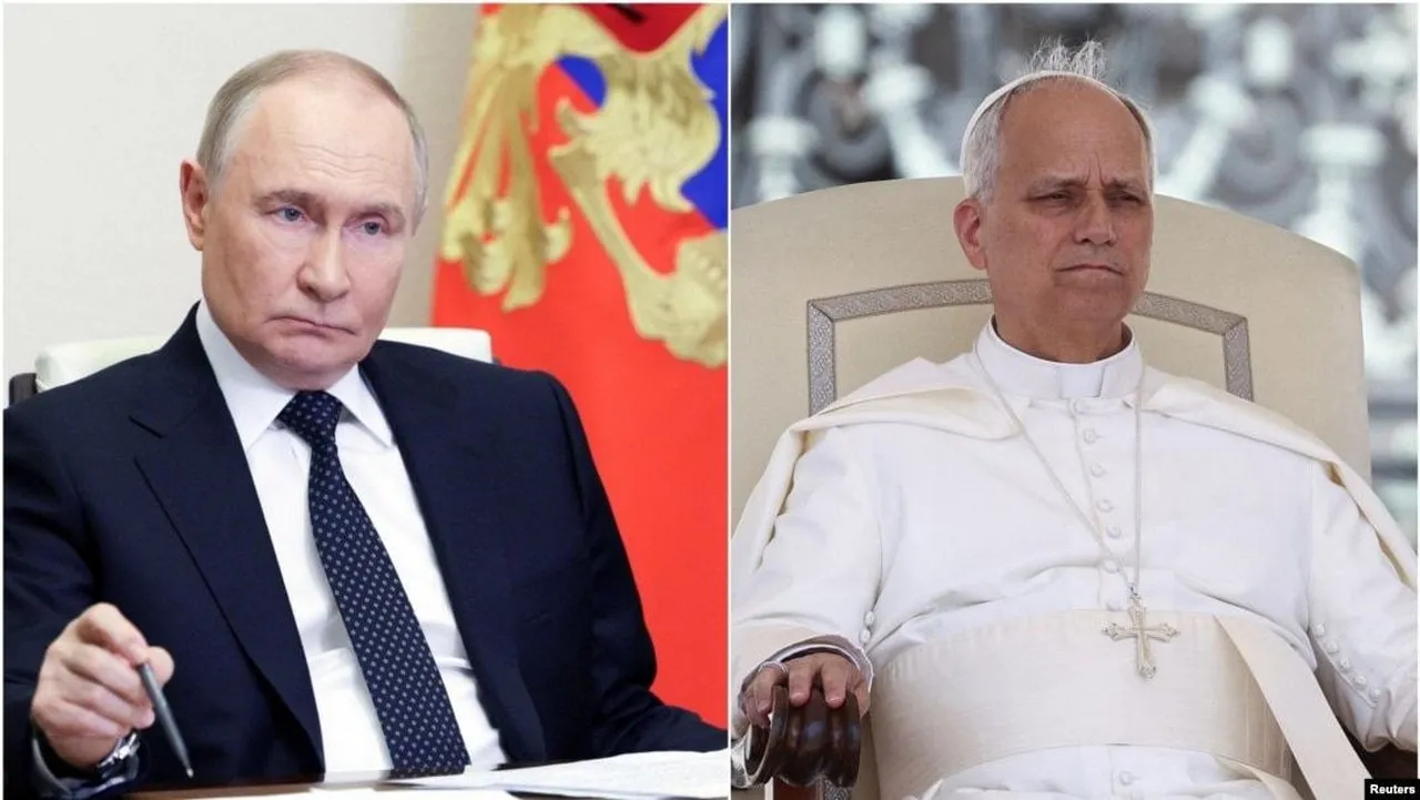 Украина и ситуация в Алёшках стали предметом разговора Путина и Папы Римского