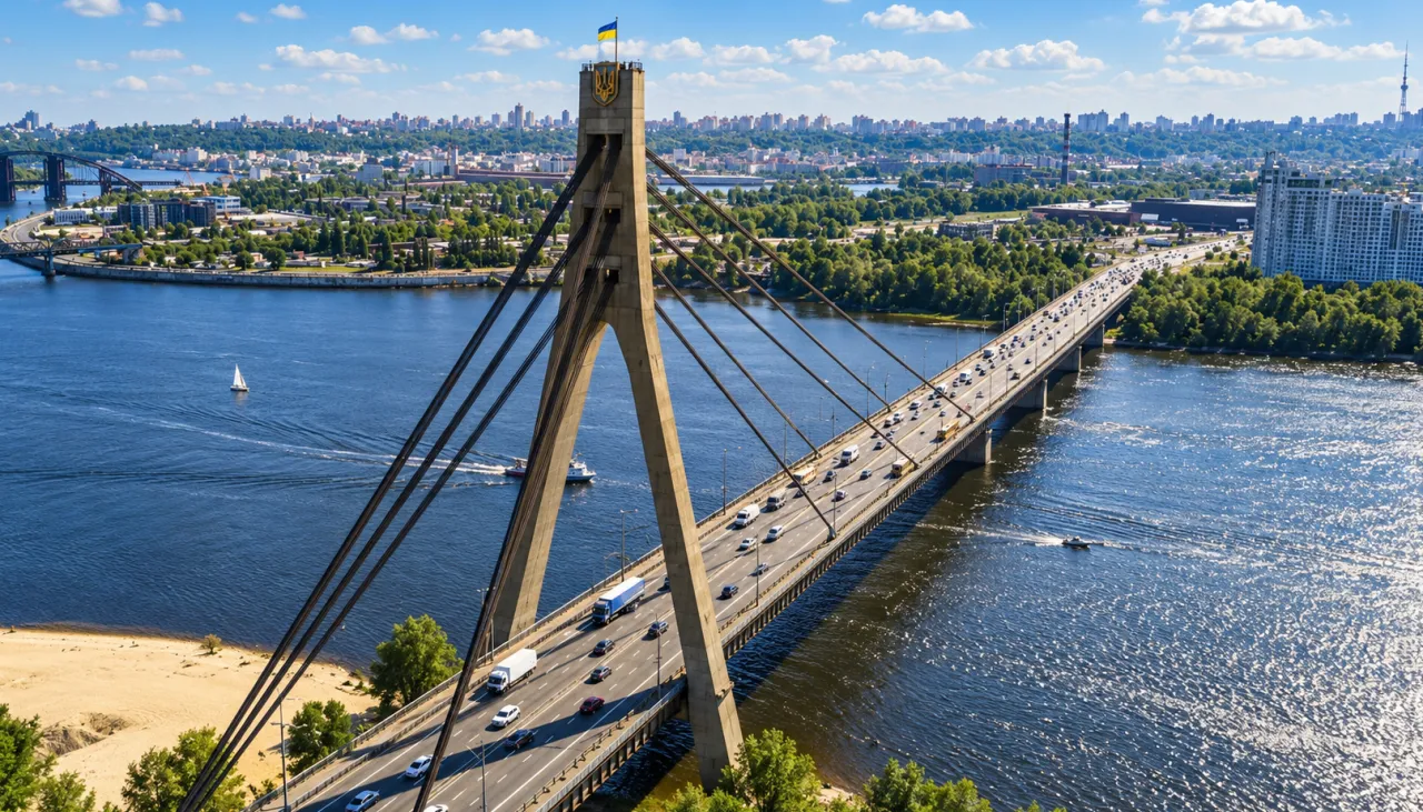 Новый удар: Над Северным мостом в Киеве поднялся столб дыма после взрыва